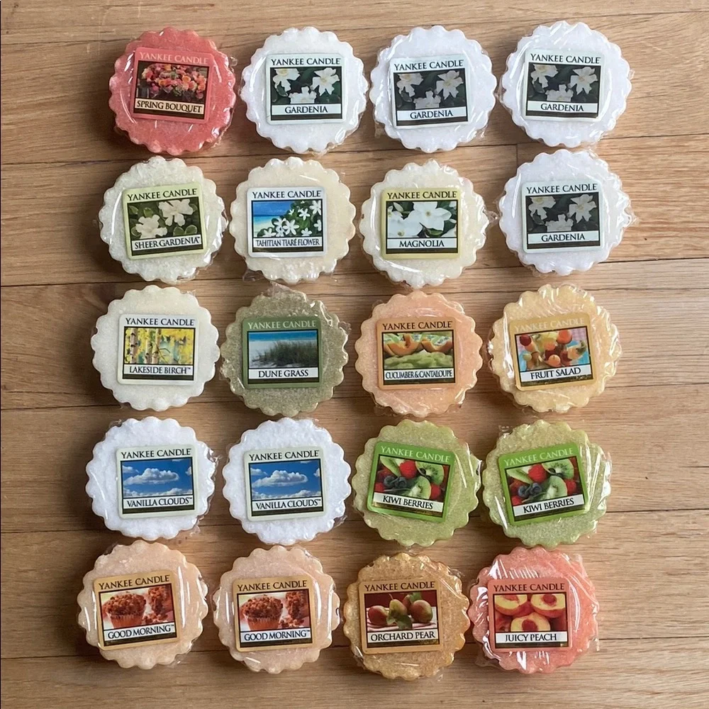 Yankee Candle Wax Melt Bundle 20 Pc Retired Spring Summer Scent Set